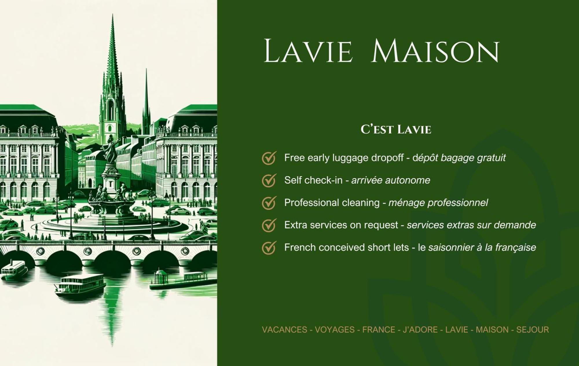 Lavie Maison Large Comfy Flat Bordeaux Kültér fotó